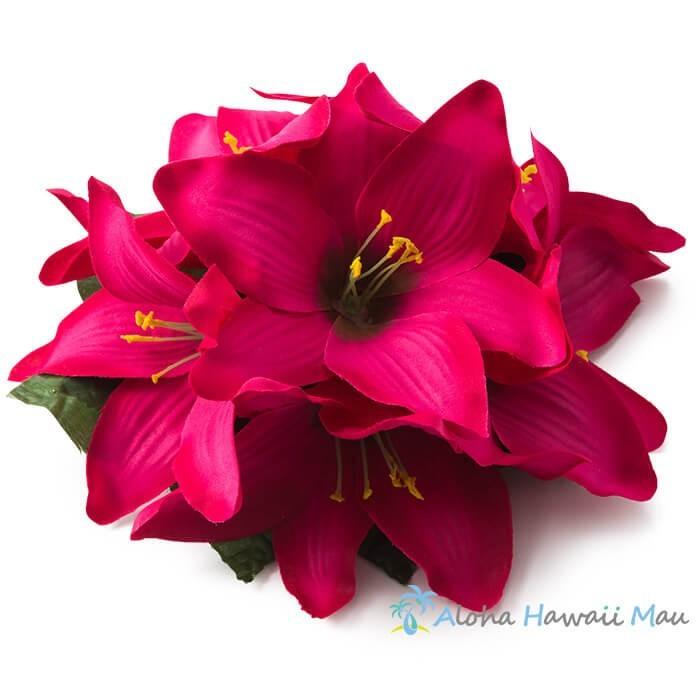 フラダンス 髪飾り カサブランカ リリー ヘアクリップ ローズ フラワー 百合 ハワイ 発表会 和装 成人式 結婚式 卒業式 イベント 花 ウェディング 大きめ Jc Rs ハワイアン雑貨 Aloha Hawaii Mau 通販 Yahoo ショッピング