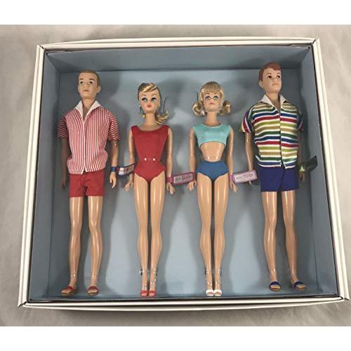 本命ギフト Barbie Gold Label Double Date 50th Anniversary Giftset Barbie, Ken, Midge & Allan Fan Club Exclusive【並行輸入品】 その他人形