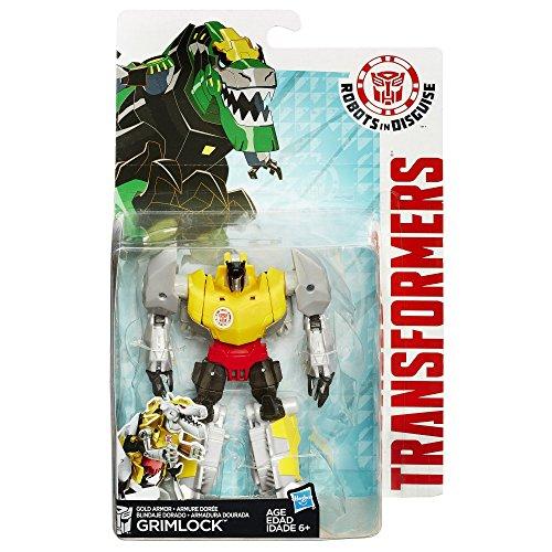 【大注目】 Transformers Robots Figure【並行輸入品】 Grimlock Armor Gold Class Warrior Disguise in トランスフォーマー