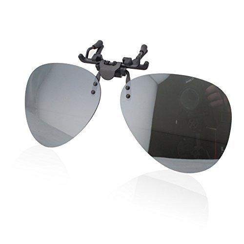 世界の クリップオン式 3603 1 並 女性用 男性用 アビエイタースタイルメガネ フリップアップ 偏光サングラス サングラス Www Gatorheatandair Com