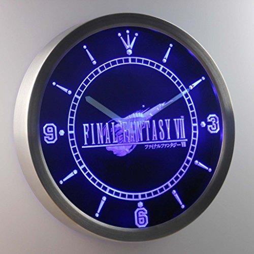 Fantasy Nc0197 B Led 3d Clock Vii Neon Wall Ps2 並行輸入品 Ff7 アイスブルーショップのfinal B00w3s03po Final Sign アイスブルーショップ Wall Vii