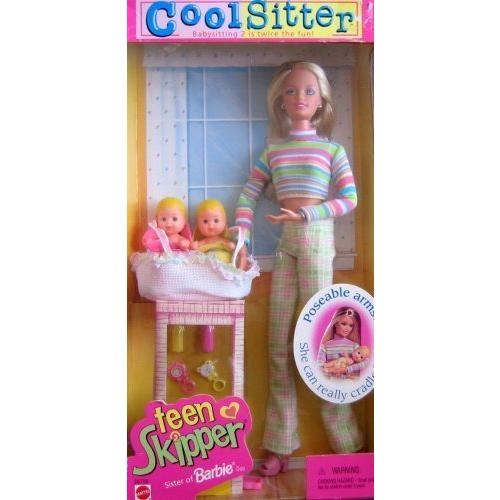 バービークールシッター ティーン スキッパー人形 -!Babysitting 2 is Twice the Fun (1998) by Cool Sitter ティーン ス