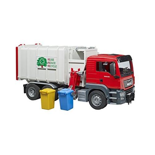 Seal限定商品 Bruder Man 横開きゴミ収集車 Red Br03761 並行輸入品 驚きの安さ Isisaglam Av Tr