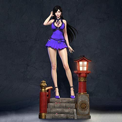 Deliya Final Fantasy: Goddess of Battle Tifa Purple Version 4-Scale Strippable Limited Version Figure Pre-Order