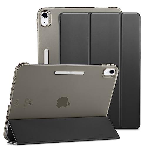 ESR iPad 10世代 ケース 10.9インチ ipad ケース 第10世代 2022モデル 半透明 指紋防止 三つ折りスタンド オートスリープ