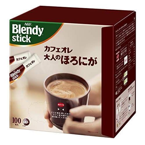 AGF ブレンディ 新作 人気 スティック カフェオレ 100本 スティックコーヒー 大人のほろにが 最大62％オフ