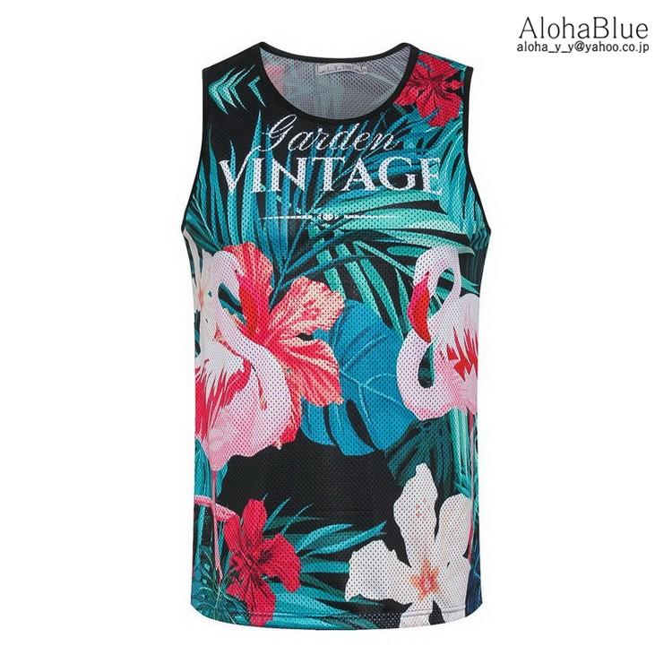タンクトップ メンズ イラスト ボタニカル トップス カットソー 袖なしtシャツ 風景 吸汗速乾 スポーツウェア 父の日 ポイント消化 B Alohablue 通販 Yahoo ショッピング