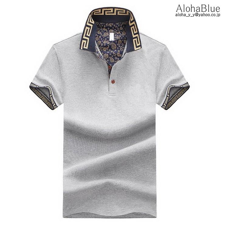 ポロシャツ ゴルフウェア メンズ Polo ゴルフシャツ 半袖 ポロ スポーツウェア スリム 父の日 40代 50代 60代 21 夏 新作 B Alohablue 通販 Yahoo ショッピング