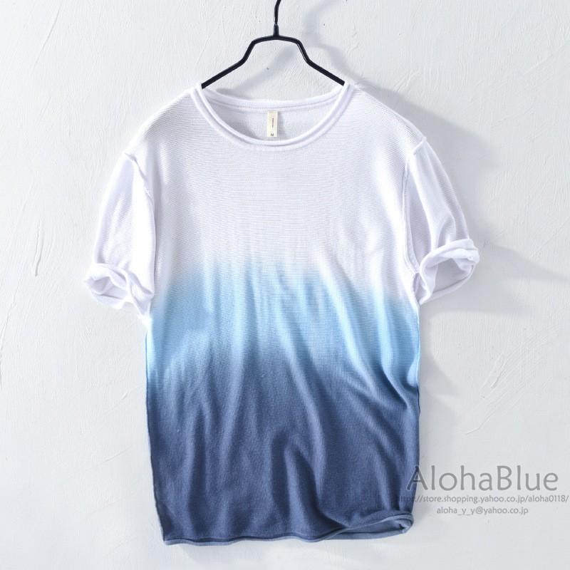 Tシャツ メンズ 麻tシャツ リネンtシャツ クルーネック 半袖