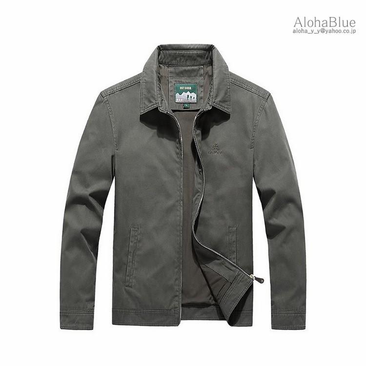 ミリタリージャケット メンズ ジャケット ジャンパー ブルゾン 防風 春物 アウター 40代 50代 60代 B Alohablue 通販 Yahoo ショッピング