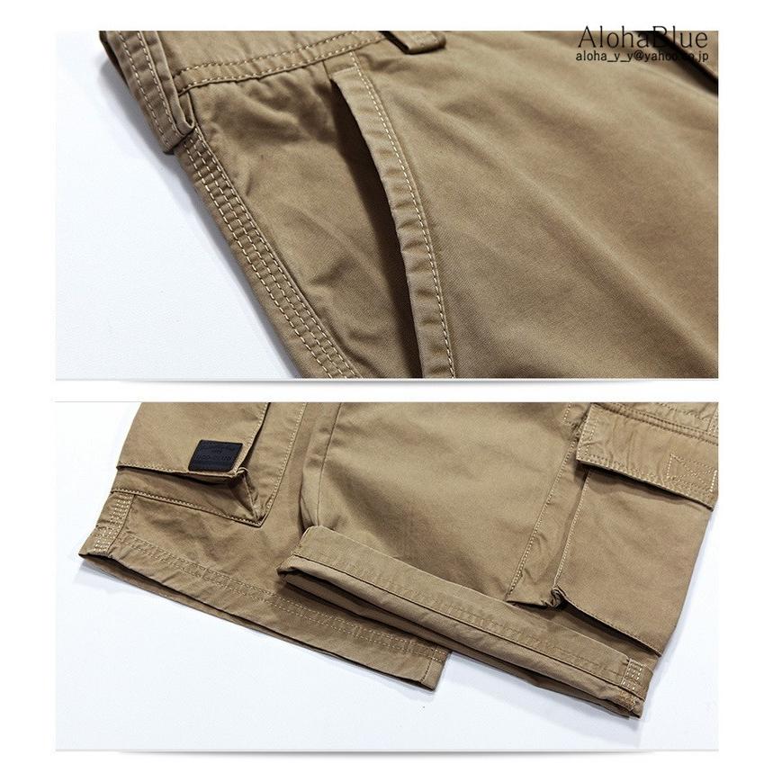 カーゴパンツ メンズ ハーフ丈 ミリタリーパンツ ハーフパンツ 短パン 綿パン ハーフカーゴパンツ 半ズボン ボトムス 夏 Dxk001 Alohablue 通販 Yahoo ショッピング