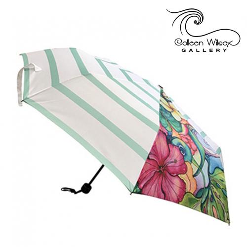 折りたたみ傘 Colleen Wilcox コリーン ウィルコックス 折り畳み 雨傘 レディース おしゃれ かわいい 花柄 ハワイアン ファッション 絵画 Colleen Umbrella Aloha Diaries ハワイセレクトshop 通販 Yahoo ショッピング