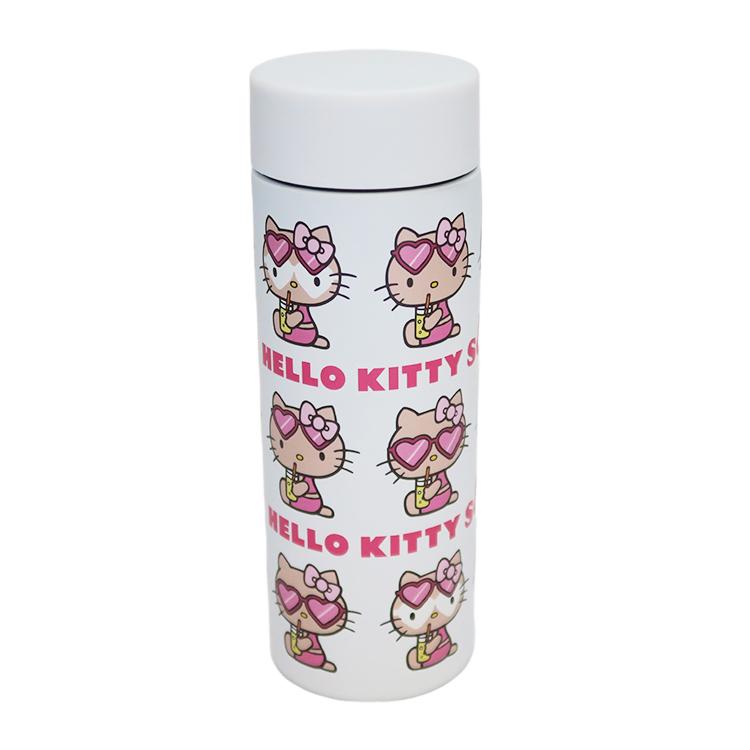 【 Hello kitty× tbh】 保温ボトル　日焼けキティ 日本非売品 キティちゃん 日焼け 水筒 ステンレスボトル 保温 保冷 魔法瓶