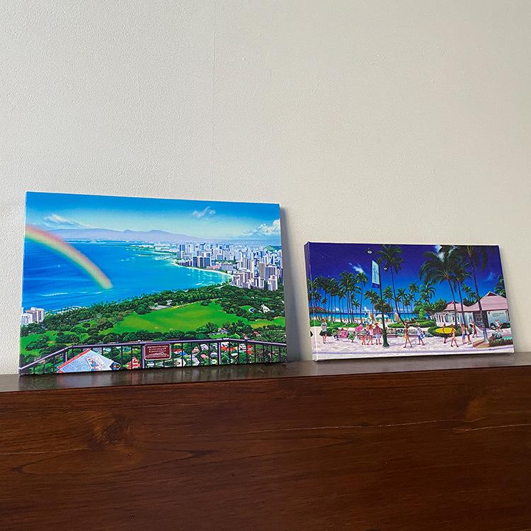 ハワイアン アート 絵画 キャンバス プリント 栗山 義勝 ハワイ 景色
