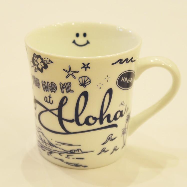 マグカップ ハワイ マグ 磁器 食器 コップ ハワイアン 雑貨 キッチン 用品 アロハブルー Mug Alohablue Navy Aloha Diaries ハワイセレクトshop 通販 Yahoo ショッピング