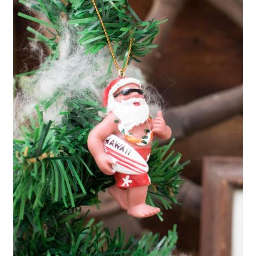 ハワイ クリスマス オーナメント サンタクロース Xmas サンタ 飾り 装飾 ハワイアン雑貨 インテリア サーフィン Hold Surfboard Ornament Santa Holdsurfboard Khk Aloha Diaries ハワイセレクトshop 通販 Yahoo ショッピング