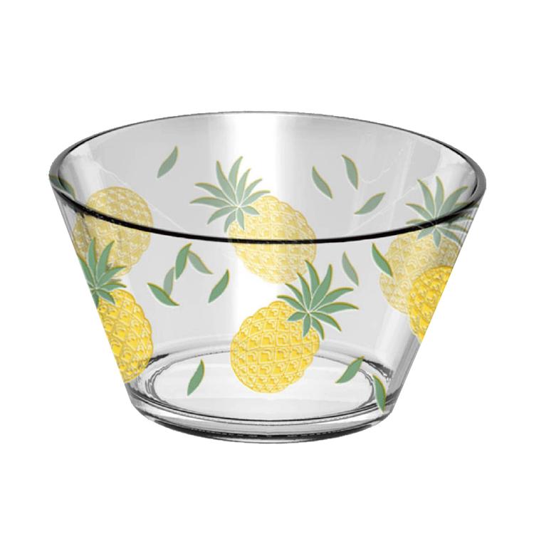 ボウル お皿 プラスチック ハワイアン キッチン 雑貨 食器 リゾート 南国 カフェ パイナップル 割れない おしゃれ かわいい アクリル製