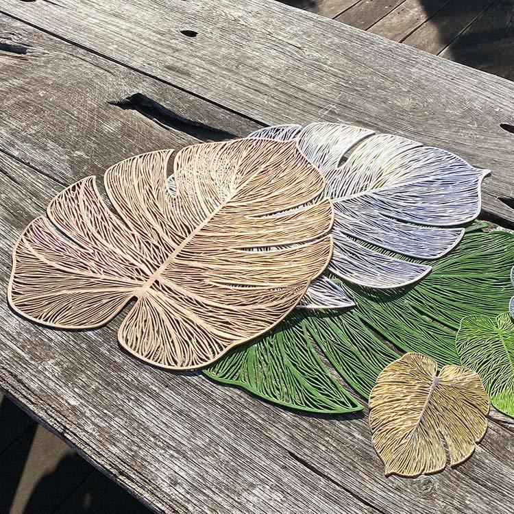 激安通販専門店 ハワイアン雑貨 ランチョンマット ランチマット テーブルマット モンステラ おしゃれ ハワイ キッチン 小物 インテリア 南国 リゾート Discoversvg Com