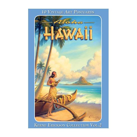 ハワイアン ポストカード 10枚セット はがき グリーティングカード