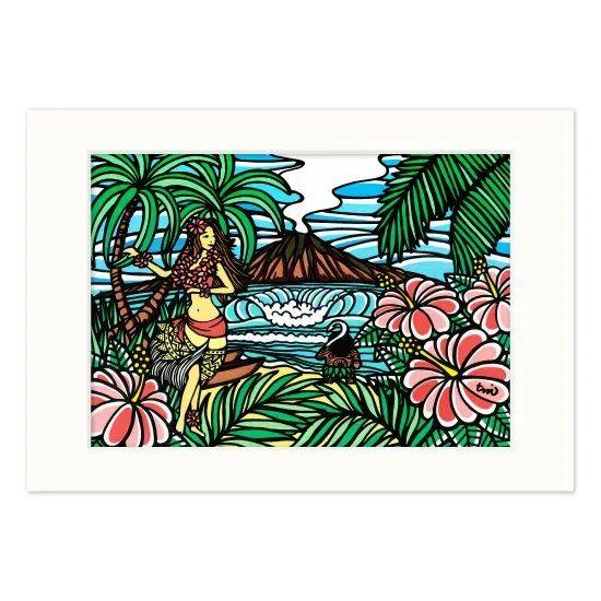 ハワイ アート 絵画 壁掛け TAMO（タモ）ハワイアン インテリア