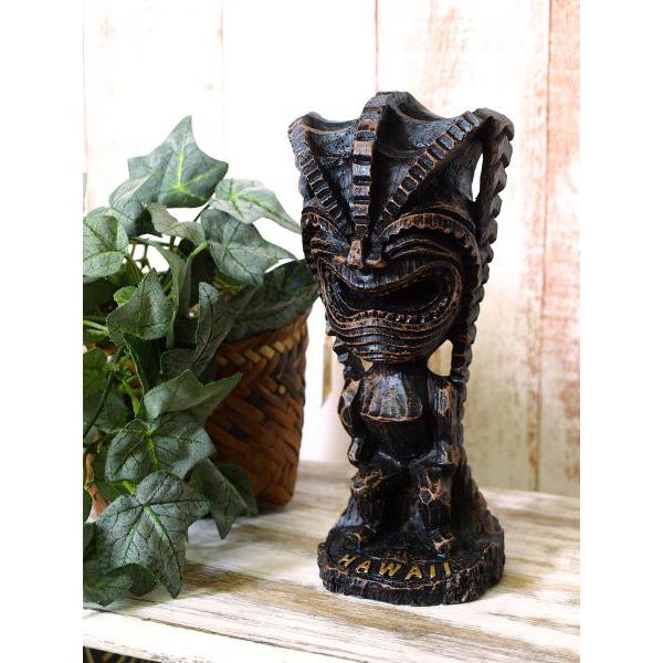 ハワイ ティキ TIKI ティキ像(HAPPY 幸運) 守り神 守護神 ハワイ ティキ TIKI ティキ像(HAPPY 幸運) 守り神 守護神