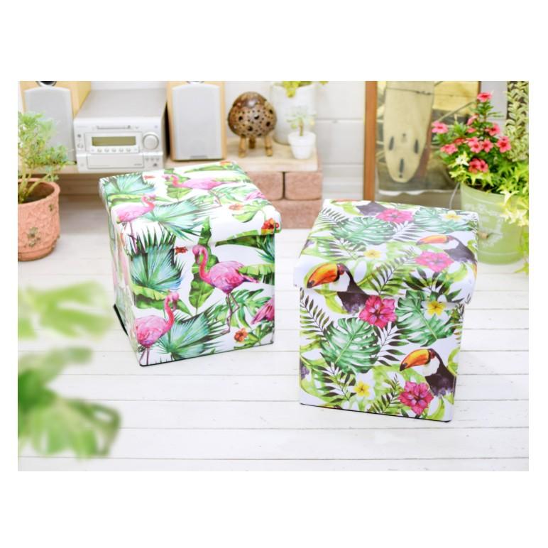 大特価 ハワイアンスツール 収納ボックス 収納スツール ハワイアン収納