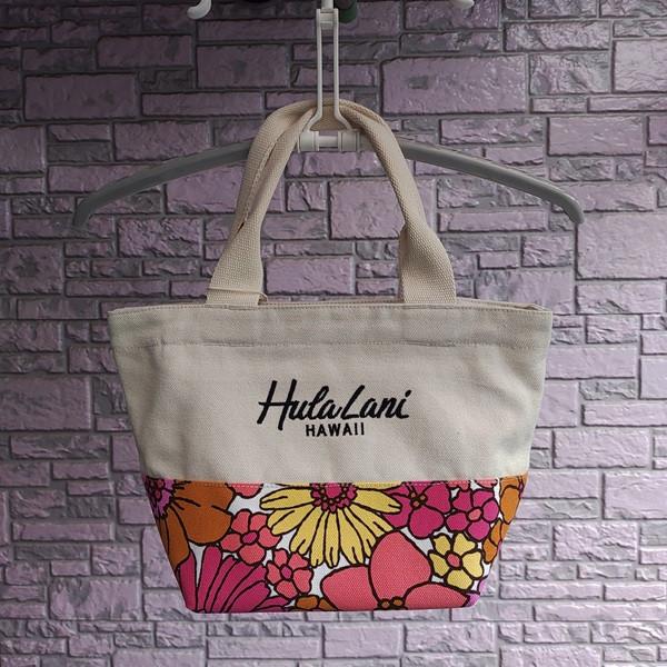 Hula Lani（フララニ） 送料無料 ハワイアンバッグ ファスナー 帆布