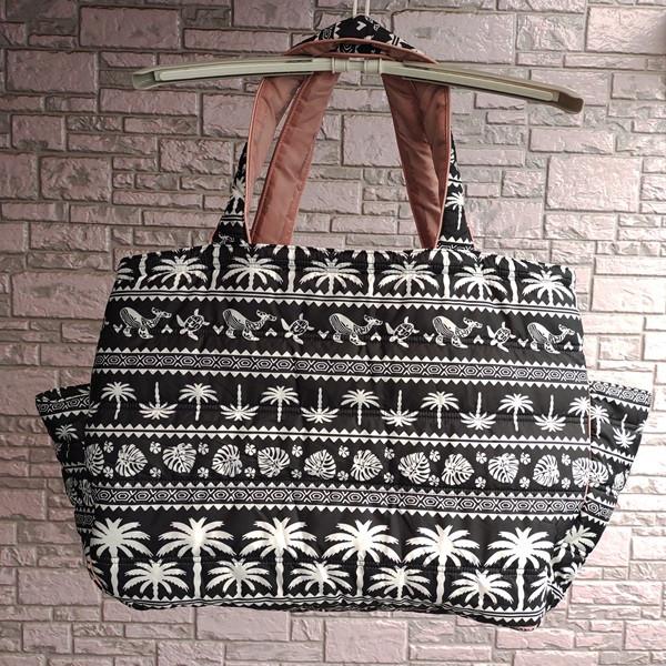 Hula Lani（フララニ） 新柄 ハワイアンバッグ 中綿トートバッグ 大
