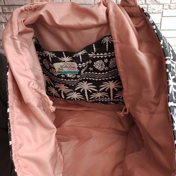 Hula Lani（フララニ） 新柄 ハワイアンバッグ 中綿トートバッグ 大