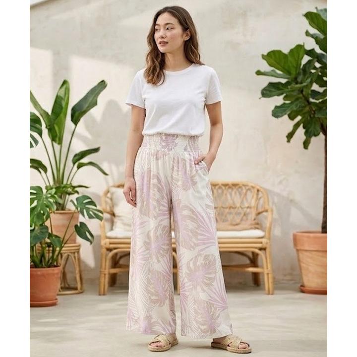 Hula Lani（フララニ） 送料無料 ハワイアンパンツ 冷感 ロングパンツ