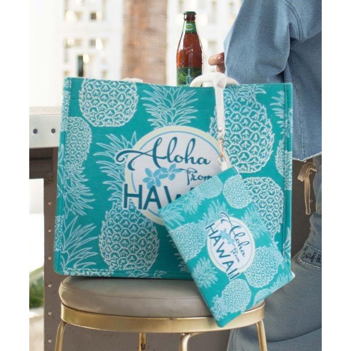 Kahiko（カヒコ） 軽量 ハワイアンバッグ ポーチ セットハワイアン