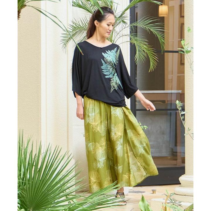 Maunaloa（マウナロア） ハワイアンパンツ シャーリングパンツ ロング