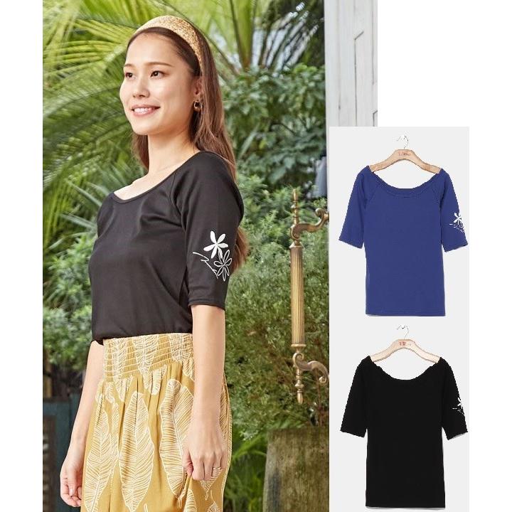 Maunaloa（マウナロア） ハワイアンTシャツ レディース 接触冷感