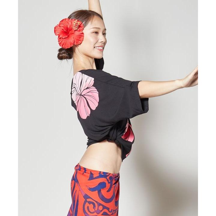 Maunaloa（マウナロア） ハワイアンTシャツ レディース フラダンス T