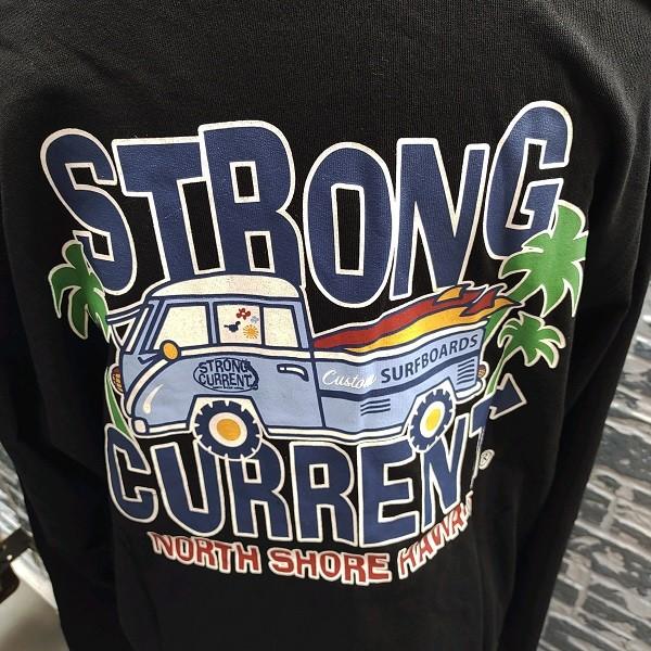 STRONG CURRENT（ストロングカレント） ハワイアンTシャツ 長袖 メンズ 