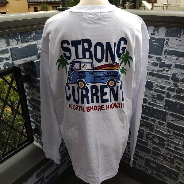 STRONG CURRENT ハワイアンTシャツ 長袖 メンズ ロングスリーブTシャツ
