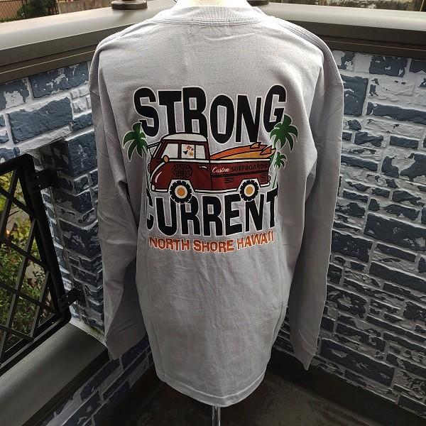 STRONG CURRENT（ストロングカレント） ハワイアンTシャツ 長袖 メンズ 