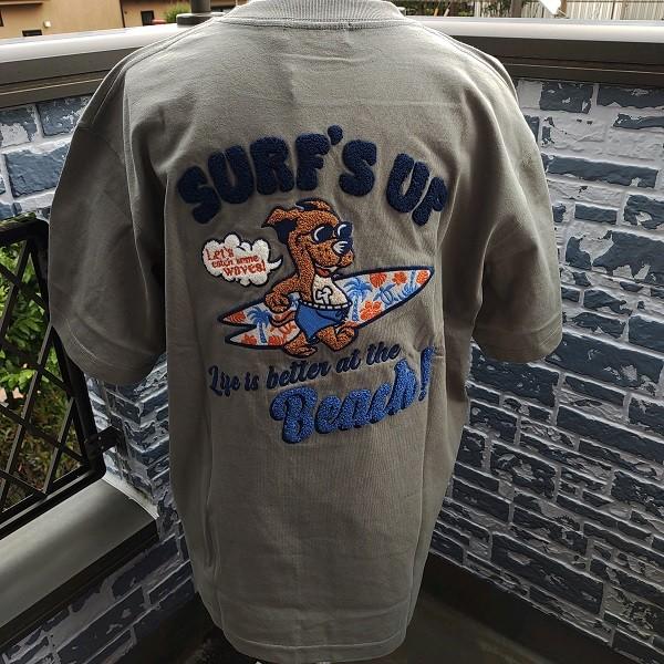 SURF'S UP 新柄特価 ハワイアンTシャツ サーフズアップ BOARD DOG SS