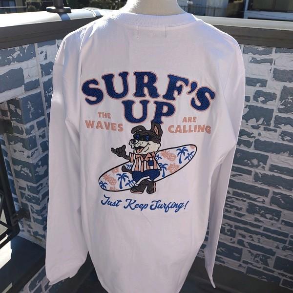 ハワイ限定 moni SURF'S UP Tシャツ YS Y's - ALOHA SHIRT(M Black