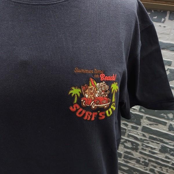 SURF'S UP 新柄割引 ハワイアンTシャツ サーフズアップ CAR DOG SS