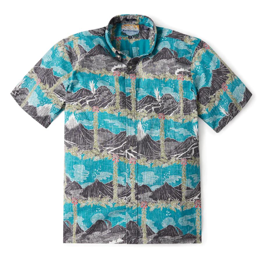 reyn spooner（レインスプーナー） アロハシャツ 半袖 Hawaii Volcano