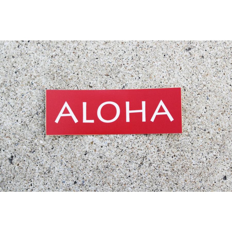 ステッカー Decal Aloha アロハ アロハ日和 オリジナル Alohareddecal アロハ日和 通販 Yahoo ショッピング