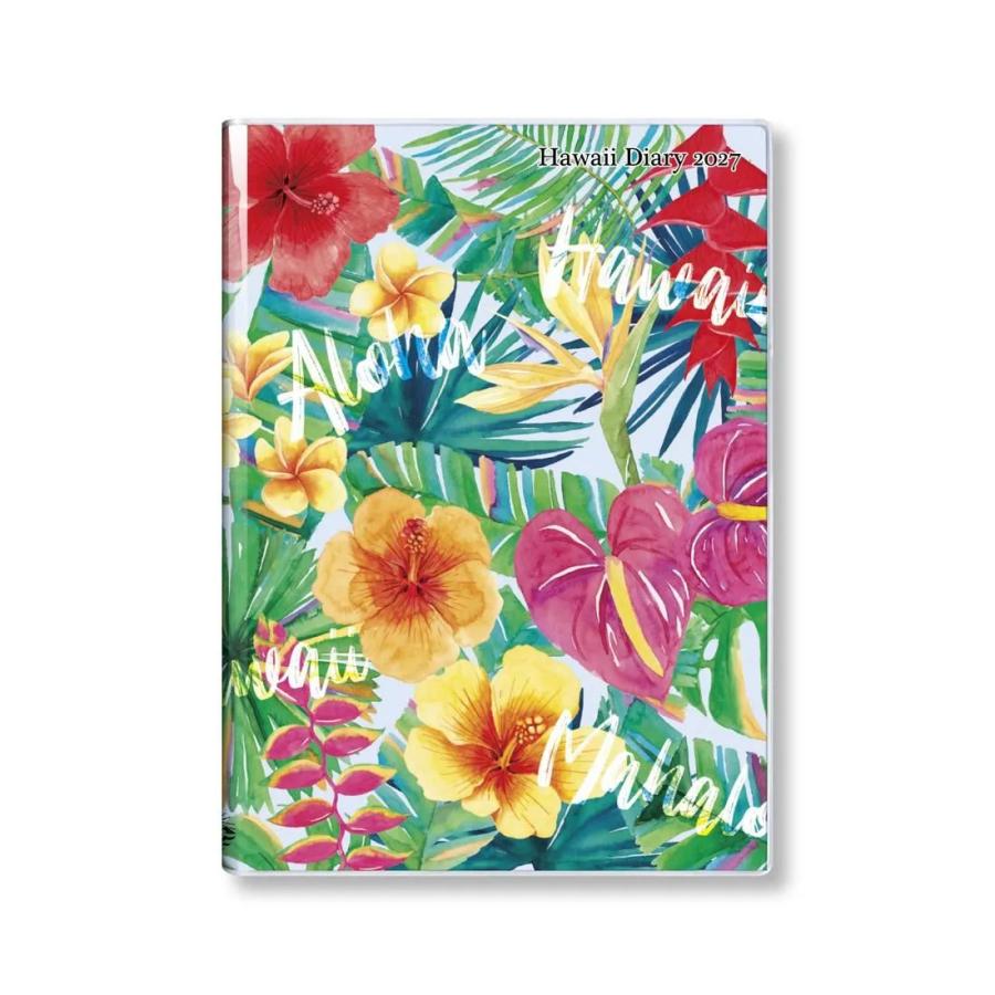 ハワイ手帳ミニ Hawaii Diary Mini 2027 HAWAIIAN A6版／月間タイプ