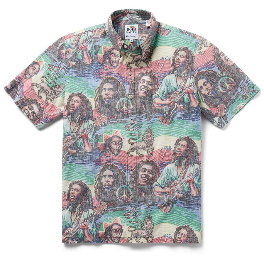 アロハシャツ 半袖 レインスプーナー BOB MARLEY TUFF GONG  