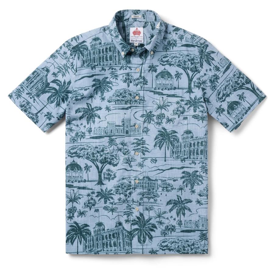 reyn spooner（レインスプーナー） アロハシャツ 半袖 IOLANI PALACE