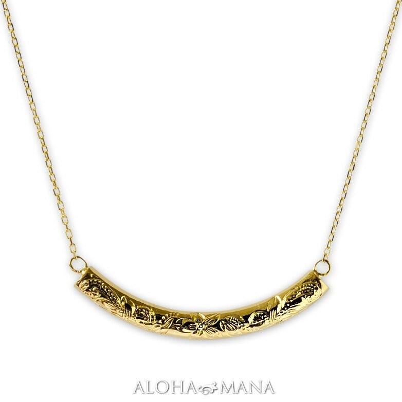ALOHA MANA ハワイアンジュエリー ネックレス 18金 K18ゴールド ALOHA MANA ハワイアンジュエリー ネックレス 18金 K18ゴールド