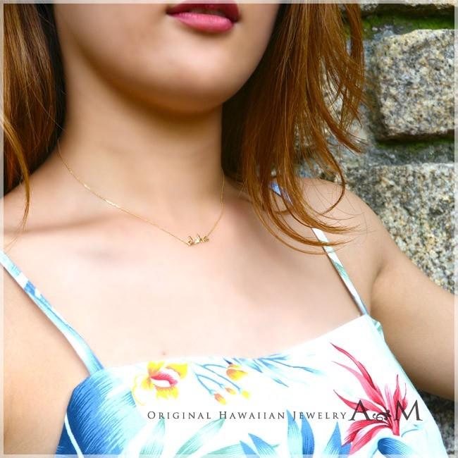ALOHA MANA ハワイアンジュエリー ネックレス 18金 K18 k18 ALOHA MANA ハワイアンジュエリー ネックレス 18金 K18 k18