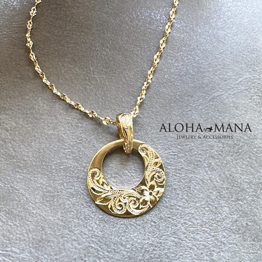 ALOHA MANA ハワイアンジュエリー ネックレス ゴールド 一期一会