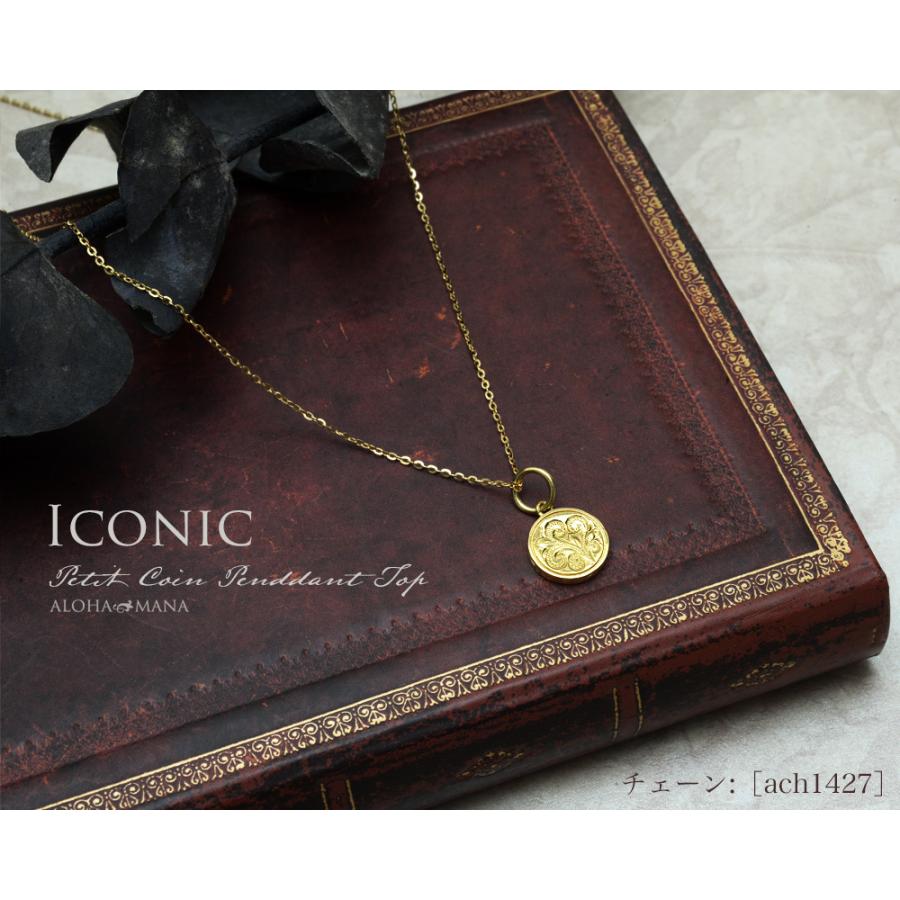 コ*コ様 ★14K≪ハワイアン★ヴィンテージ★ゴールド Pトップ≫ 約3g　#H ALOHA MANA ハワイアンジュエリー ネックレス レディース 10金 K10