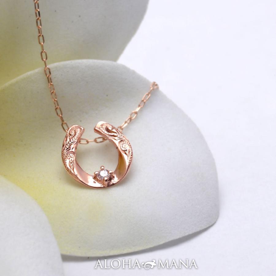 ALOHA MANA ハワイアンジュエリー ネックレス レディース ゴールド K10 